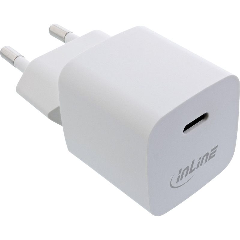 InLine USB Charger Single USB-C, Power Delivery, PPS, 33W, white
