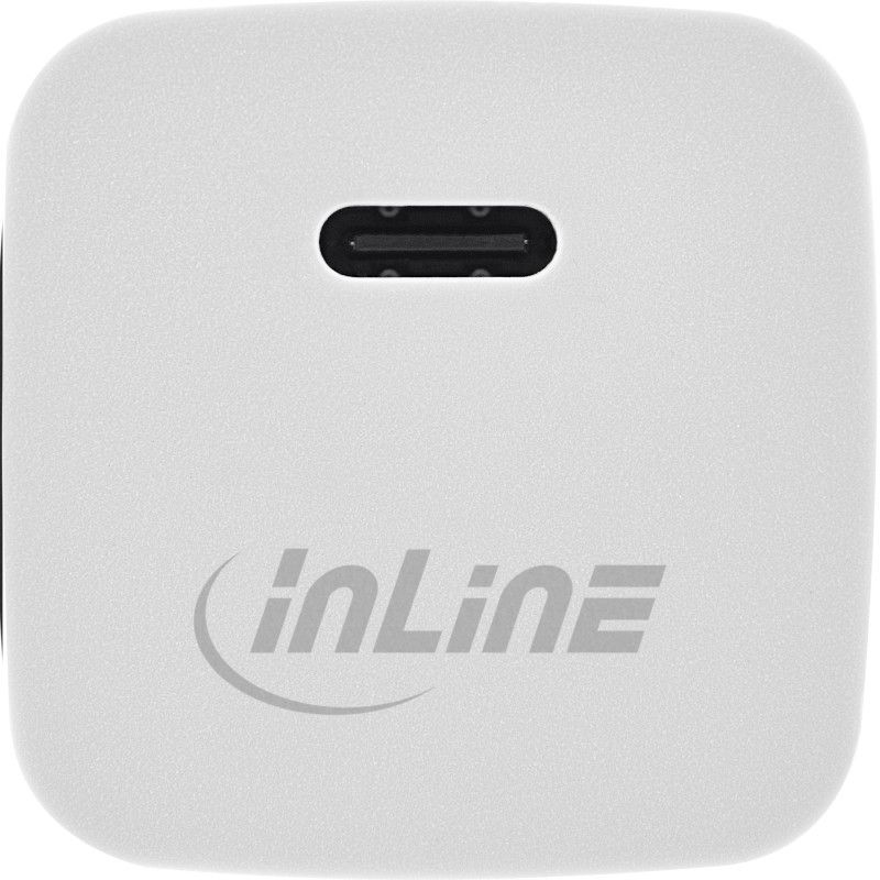 InLine USB Charger Single USB-C, Power Delivery, PPS, 33W, white