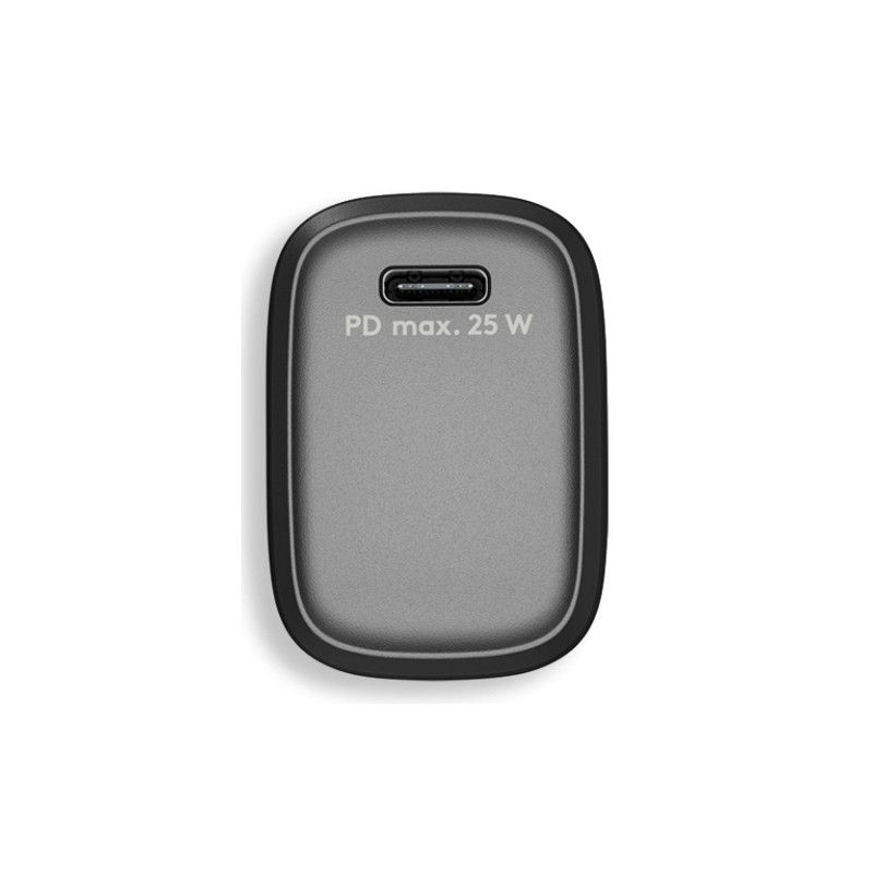 TOLERATE USB-C™ PD GaN FAST CHARGER (25W) POWERED BY GOOBAY BLK