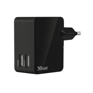 Trust International Travel Charger w/ 2 USB ports