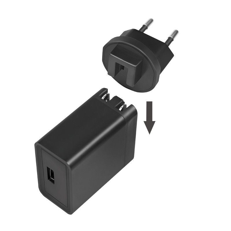 LogiLink USB socket travel adapter for 2.1A Fast Charging, 10.5W