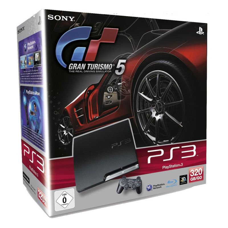 Sony Interactive Entertainment PlayStation 3 Slim 320GB + Gran Turismo 5