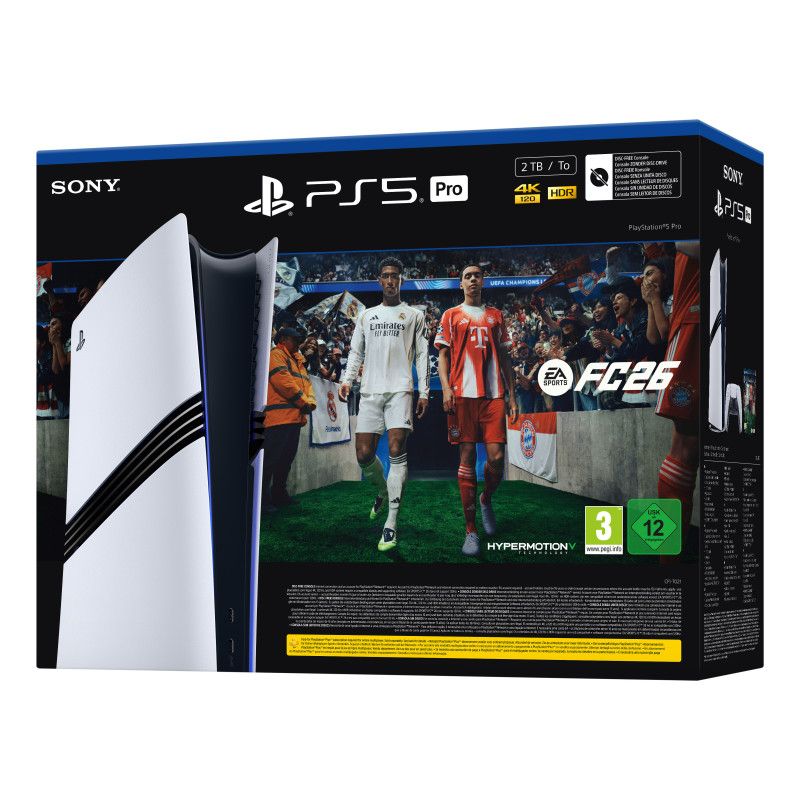 Sony Interactive Entertainment PlayStation 5 Pro + EA Sports FC 26 Bundle