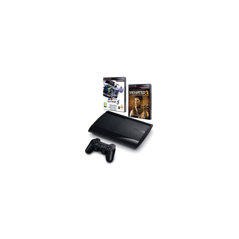 Sony Interactive Entertainment 500GB, PlayStation 3 + GT5 Academy + Uncharted 3 GOTY