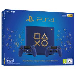 Sony Interactive Entertainment PS4 500GB E + 2 DS4 Days of Play Limited Edition
