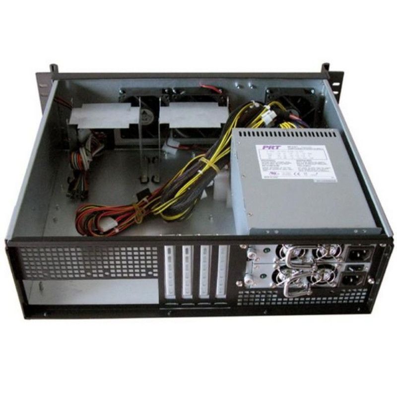 Techly Industrial 19 Rack Chassis 3U Ultra Compact Black" I-CASE IPC-338