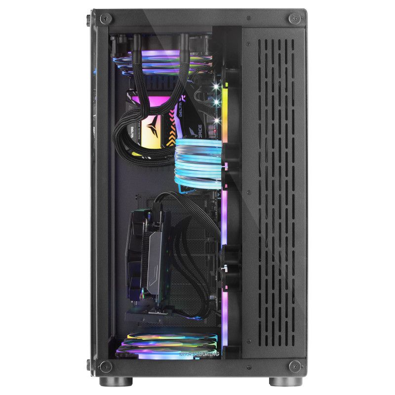 Mars Gaming MCV PC Case XXL ATX Dual Window Tempered Glass Black