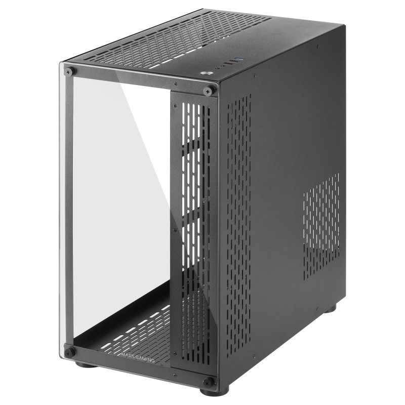 Mars Gaming MCV PC Case XXL ATX Dual Window Tempered Glass Black