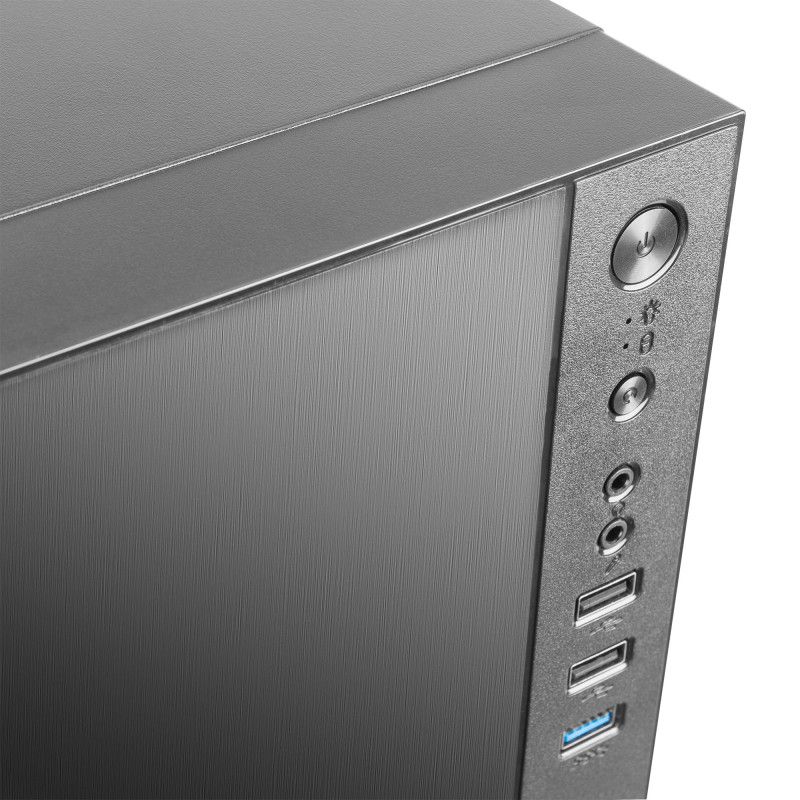 Tacens Anima ACX500 Mini Tower Micro ATX PC Case 12cm Fan 500W Power Supply USB 3.0 Black