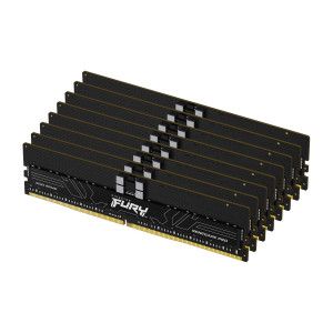 Kingston Technology 128GB 6400MT/s DDR5 ECC Reg CL32 DIMM (Kit of 8) FURY Renegade Pro EXPO