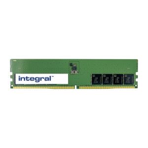 Integral 32GB PC RAM MODULE DDR5 5600MHz PC5-44800 UNBUFFERED NON-ECC DIMM 1.1V 2GX8 CL46 EQV. TO 4X71S00738 FOR LENOVO