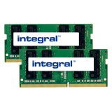 Integral 16GB (2X8GB) LAPTOP RAM MODULE DDR4 2400MHz UNBUFFERED SODIMM KIT OF 2 EQV. TO CT10817042 FOR CRUCIAL