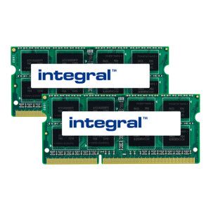 Integral 16GB (2X8GB) LAPTOP RAM MODULE KIT DDR3 1600MHz SODIMM EQV. TO CT2KIT102464BF160B FOR CRUCIAL