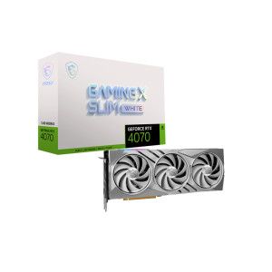 MSI GeForce RTX 4070 GAMING X SLIM WHITE 12G