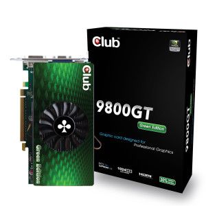 CLUB3D 9800GT Green Edition
