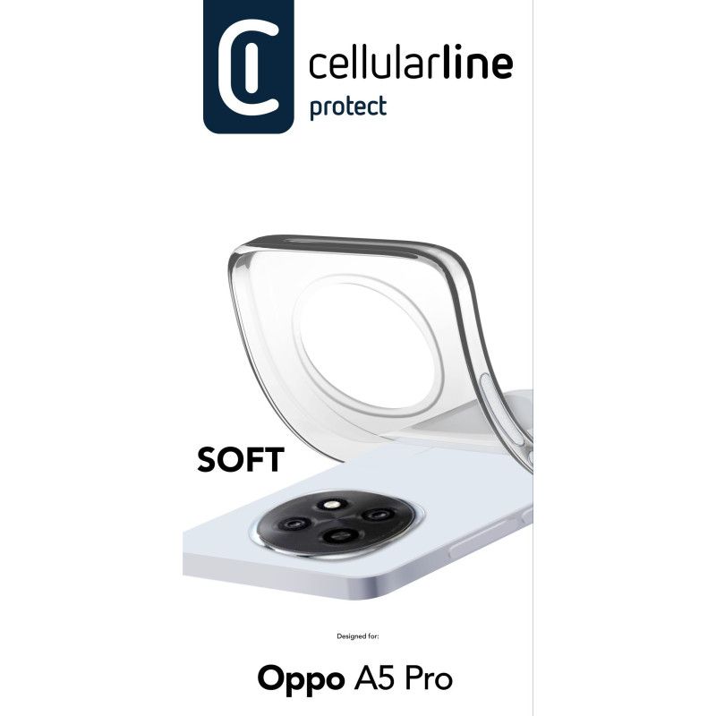 Cellularline Soft - Oppo A5 Pro Soft rubber case