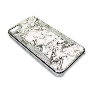 Sandberg Bling Cover iPh 5/5S White+Silver