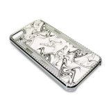 Sandberg Bling Cover iPh 5/5S White+Silver