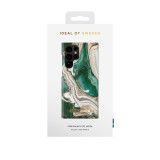 iDeal of Sweden Printed Case Galaxy S22U Golden Jade Marble