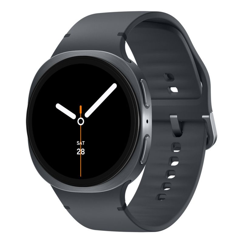 Samsung Galaxy Watch 8, LTE + Bluetooth, 44mm, Sport Band, Graphite, S/M + Fabric Band, Mint, S/M