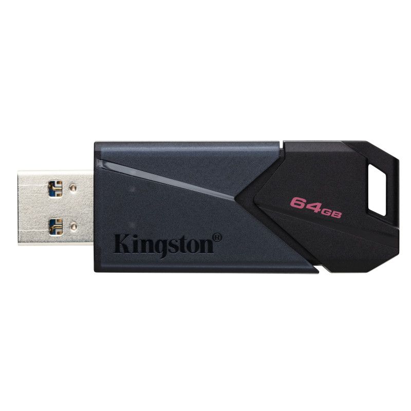 Kingston Technology 64GB Portable USB 3.2 Gen 1 DataTraveler Exodia Onyx