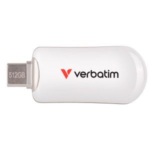 Verbatim Plectra USB-C Flash Drive White 512GB