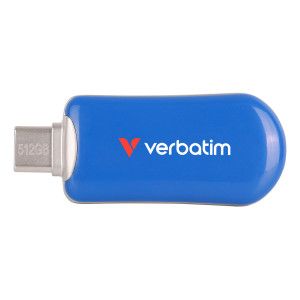 Verbatim Plectra USB-C Flash Drive Blue 512GB