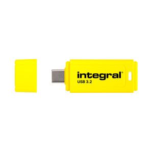 Integral 512GB USB-C 3.2 GEN1 DRIVE (USB3.1 USB3.0) NEON-C YELLOW UP TO R-150 W-30 MBS