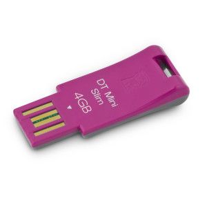 Kingston Technology 4GB, DataTraveler Mini Slim, Pink