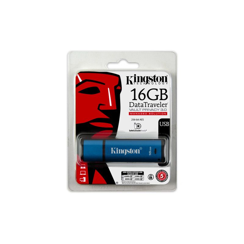 Kingston Technology Vault Privacy 3.0 Management-Ready 16GB