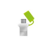 Integral 32GB USB3.0 DRIVE TYPE-C FUSION METAL GREEN UP TO R-200 W-25 MBS