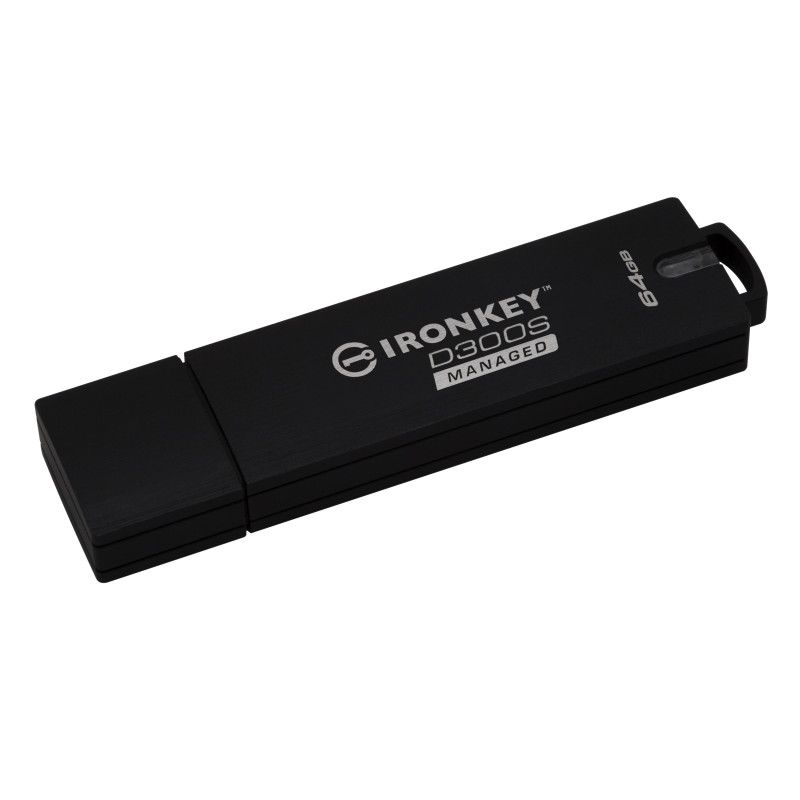 Kingston Technology 64GB D300S AES 256 XTS Encrypted USB Drive