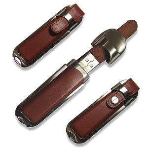 Axagon USB Flash Disk Leather Casing 256MB