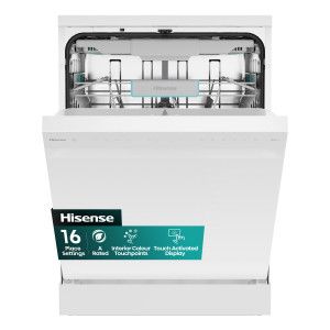 Hisense HS663A90WUK Full Size Dishwasher - White