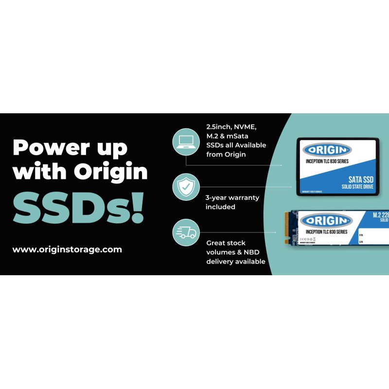 Origin Storage Inception SSD 512GB NVMe M.2 30mm