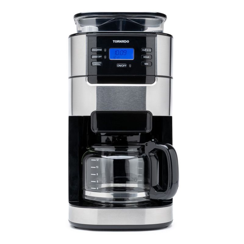 TORNADO TCM1025A-GS | Grind & Brew Coffee Machine