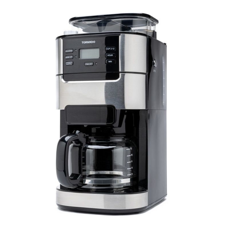 TORNADO TCM1025A-GS | Grind & Brew Coffee Machine