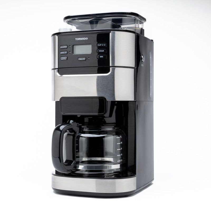 TORNADO TCM1025A-GS | Grind & Brew Coffee Machine