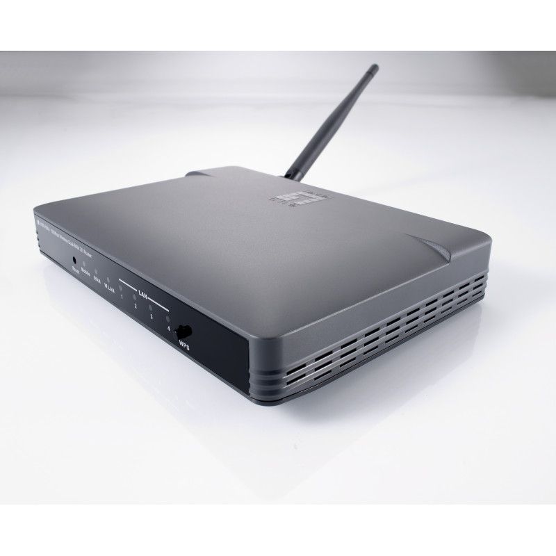 LevelOne N150 Wireless Router, USB/RJ-45 Dual-WAN, 3G