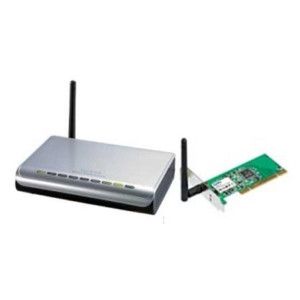 Zyxel P-320W 802.11g Wireless Firewall Router & 802.11g Wireless Client