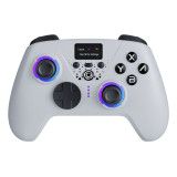 ONIVERSE - Wireless Bluetooth controller with screen Aura - Radiant White (Nintendo Switch 2 / Switch / PC / Mobile)