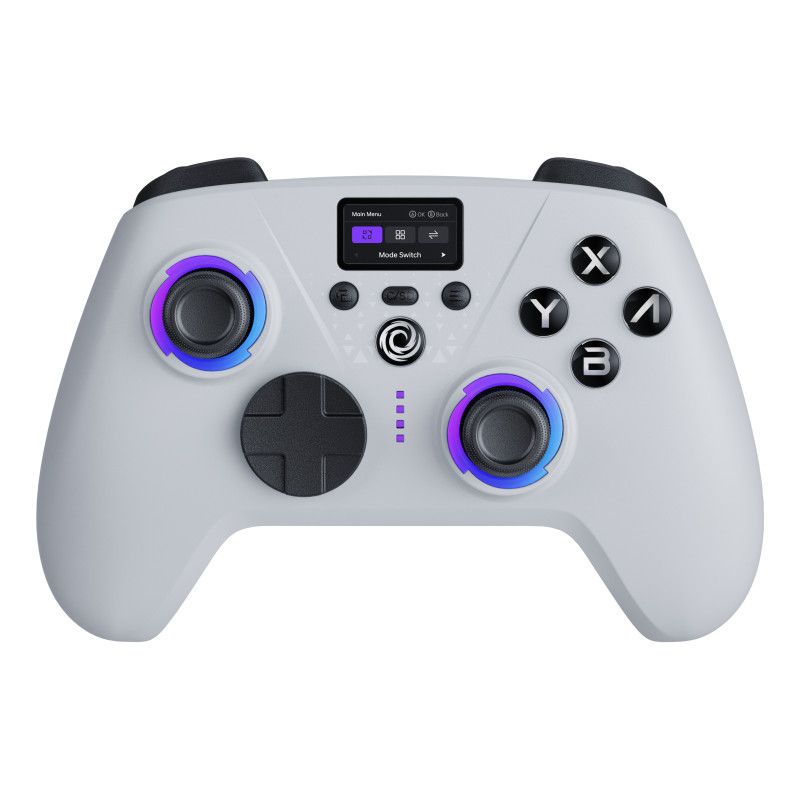 ONIVERSE - Wireless Bluetooth controller with screen Aura - Radiant White (Nintendo Switch 2 / Switch / PC / Mobile)