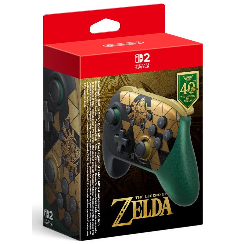 Nintendo Switch 2 Pro Controller - The Legend of Zelda - 40th Anniversary Edition
