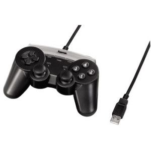 Hama USB Gamepad Black Steel
