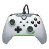 PDP Wired Controller: Neon White - Xbox Series X|S, Xbox One, Xbox, Windows 10/11