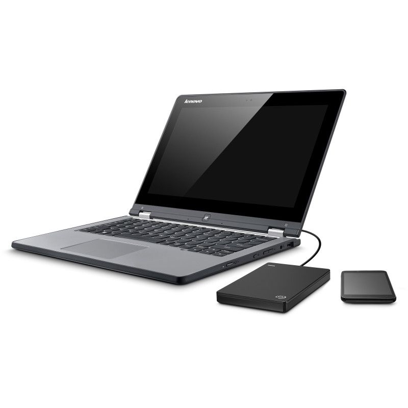 Seagate Backup Plus Slim Portable Drive 1TB, Black