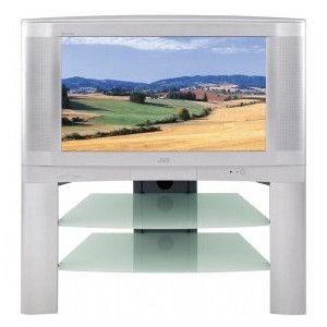 JVC 28" Natural Flat 100Hz DigiPure Widescreen TV + Furniture