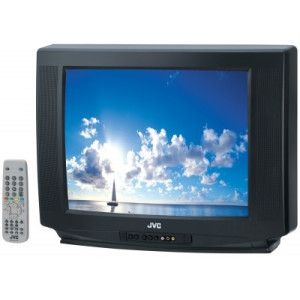 JVC 25" Stereo Colour TV, Black