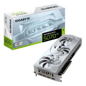 GIGABYTE GeForce RTX 5070 Ti EAGLE OC ICE SFF 16G Graphics Card - 16GB GDDR7, 256bit, PCI-E 5.0, 2542 MHz Core Clock, 3 x DP 2.…