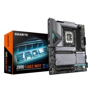GIGABYTE Z890 EAGLE WIFI7 Motherboard - Supports Intel Core Ultra (Series 2) CPUs, 14+1+2 phases VRM, up to 8800MHz DDR5 (OC), …